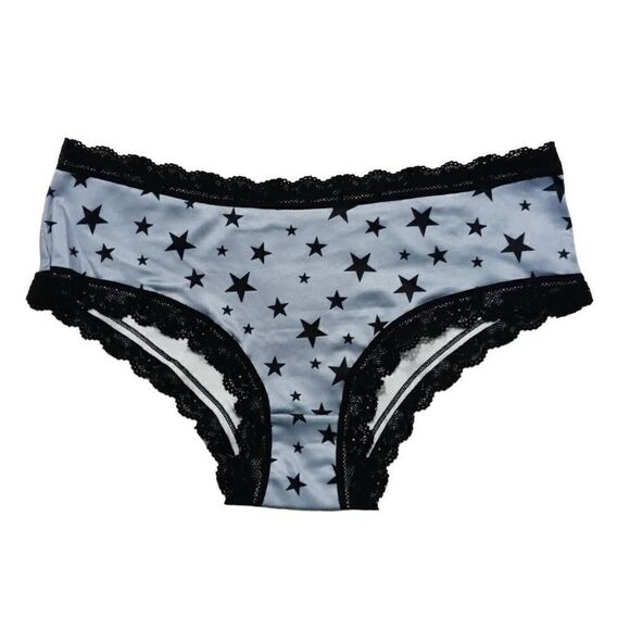 Gothic Hipster Lace Lingerie 3 Piece Panty Set Large -A - Picture 2 of 6